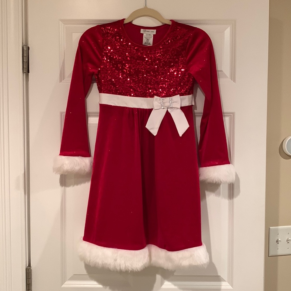 Girls size 12 Santa dress